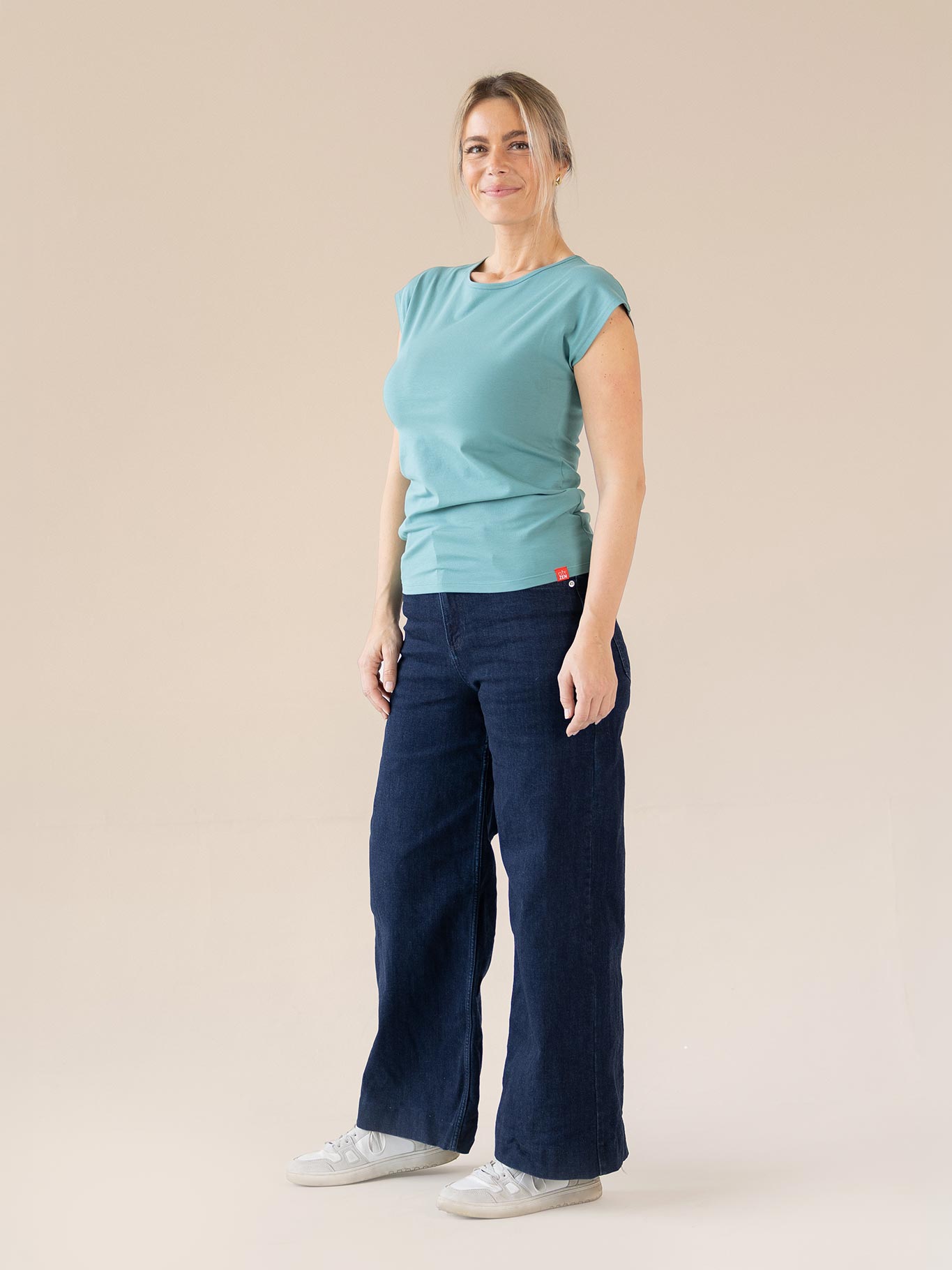Schweißresistentes Damen Baumwollshirt CityZen® - Kimonoschnitt ALTA