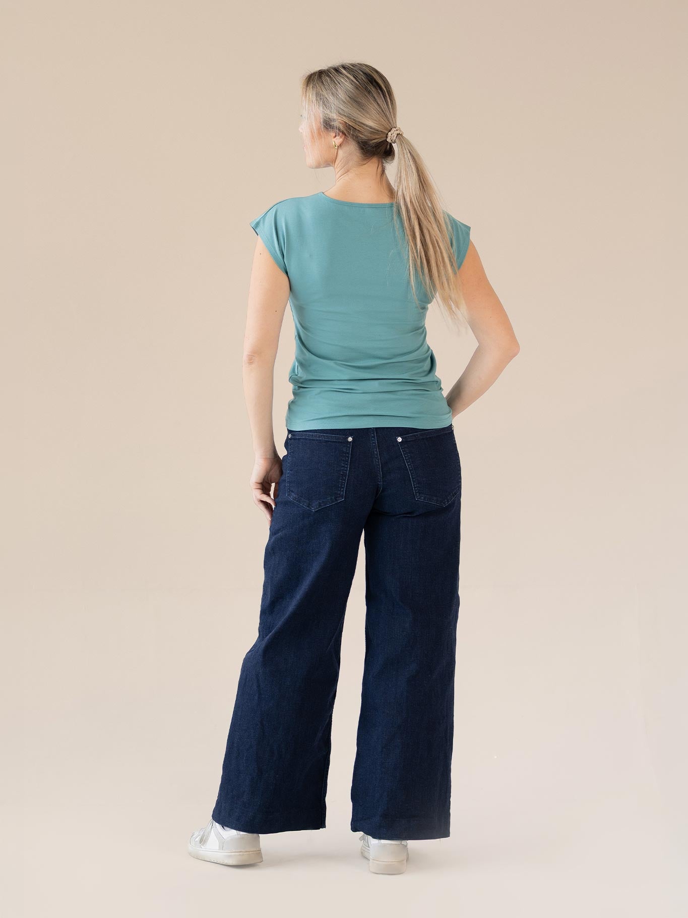 Schweißresistentes Damen Baumwollshirt CityZen® - Kimonoschnitt ALTA