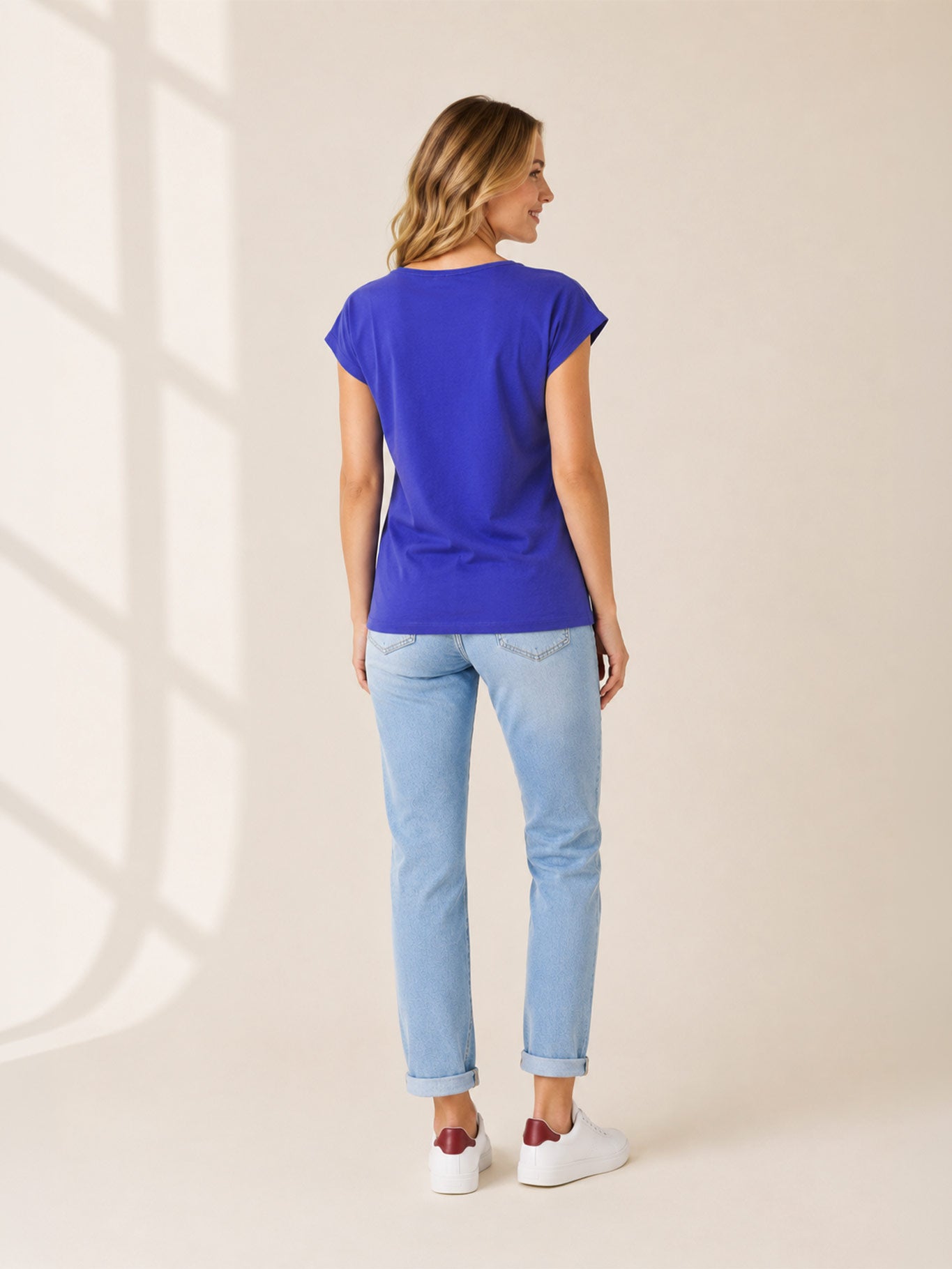 Schweißresistentes Damen Baumwollshirt CityZen® - Kimonoschnitt ALTA
