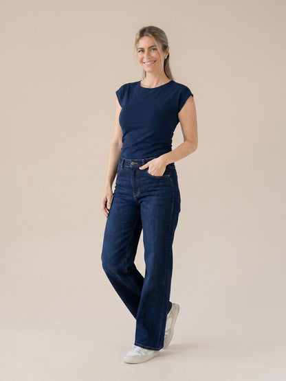 Schweißresistentes Damen Baumwollshirt CityZen® - Kimonoschnitt ALTA