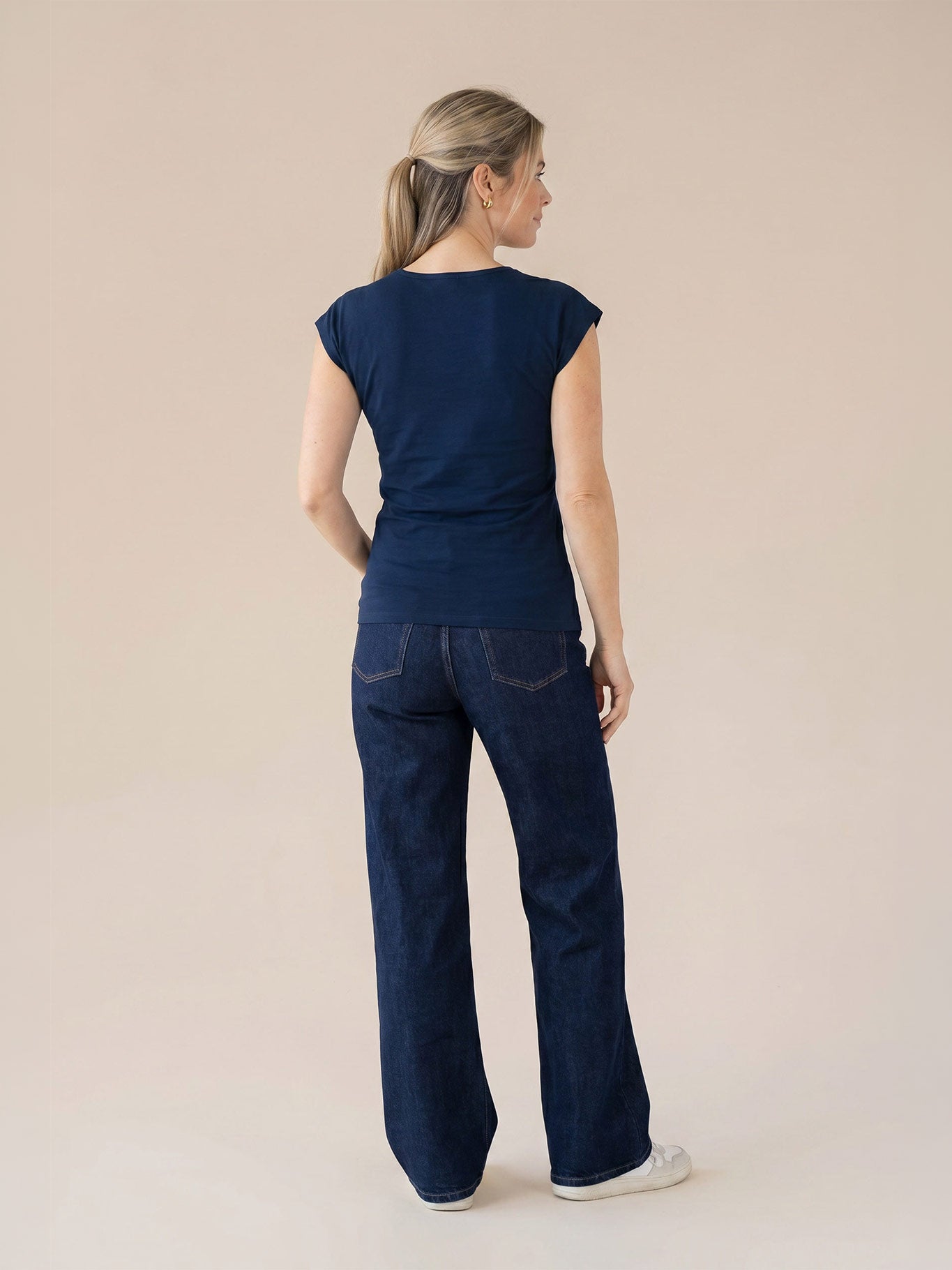 Schweißresistentes Damen Baumwollshirt CityZen® - Kimonoschnitt ALTA