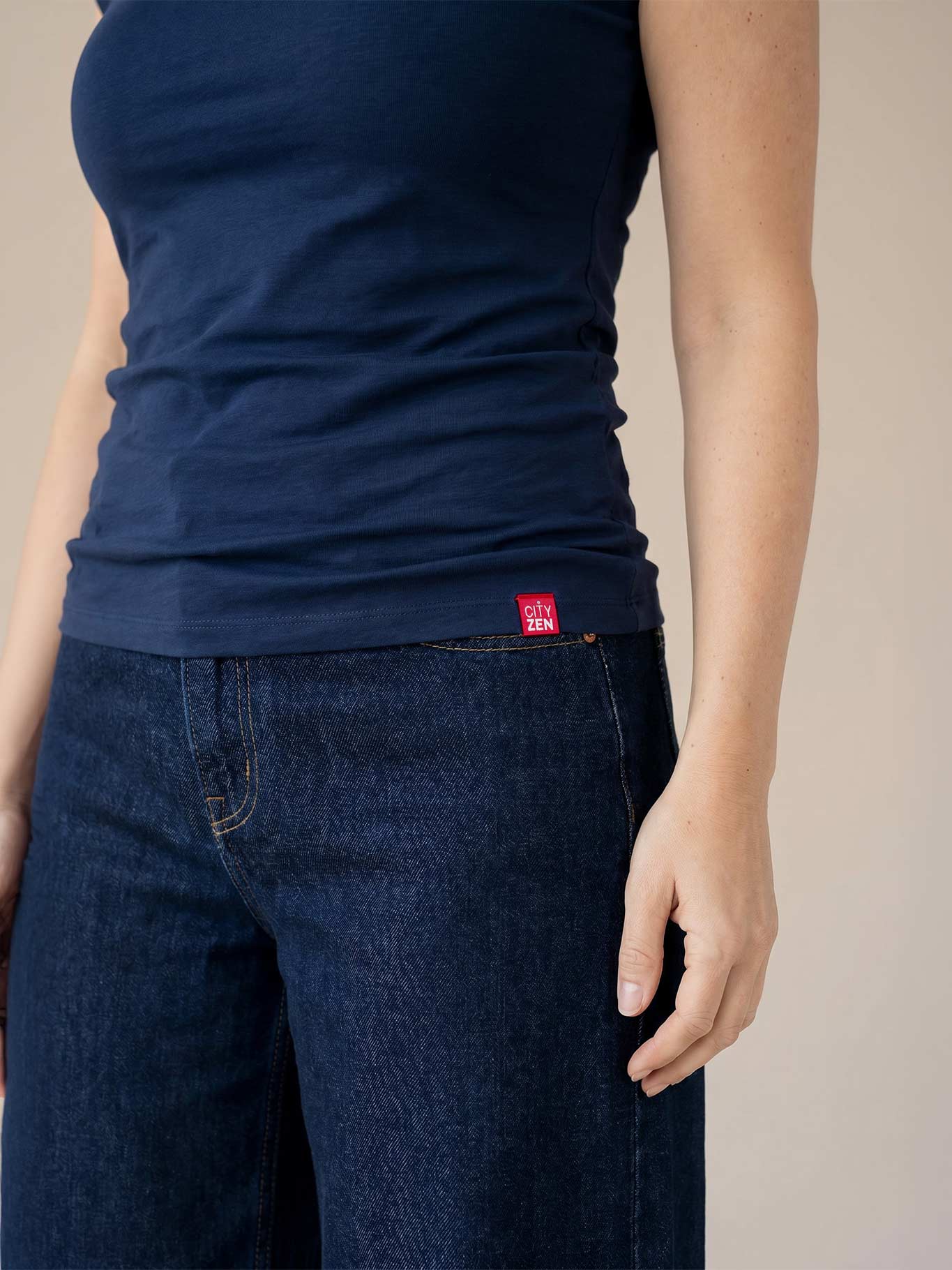 Schweißresistentes Damen Baumwollshirt CityZen® - Kimonoschnitt ALTA