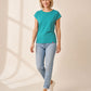 Schweißresistentes Damen Baumwollshirt CityZen® - Kimonoschnitt ALTA