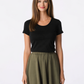 Schweißresistentes Damen Baumwollshirt CityZen® - Klassischer Schnitt