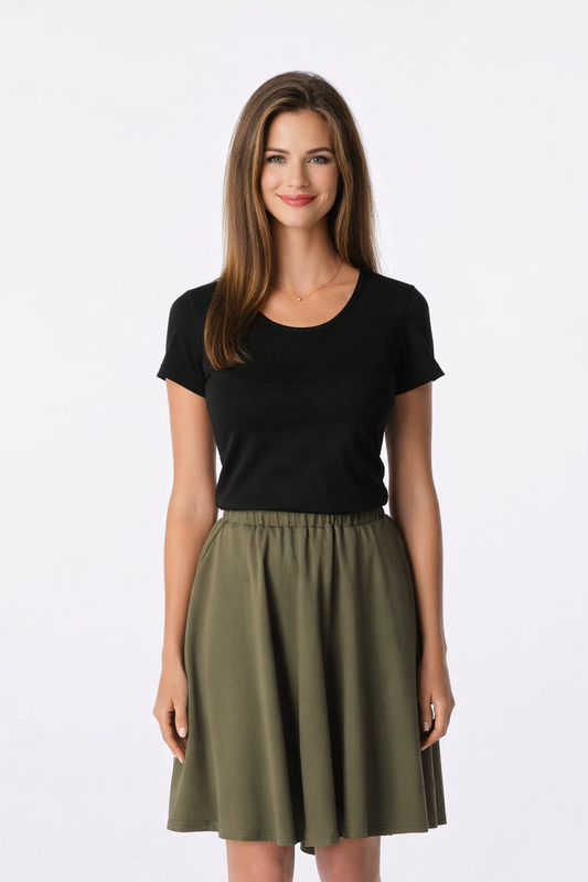 Schweißresistentes Damen Baumwollshirt CityZen® - Klassischer Schnitt