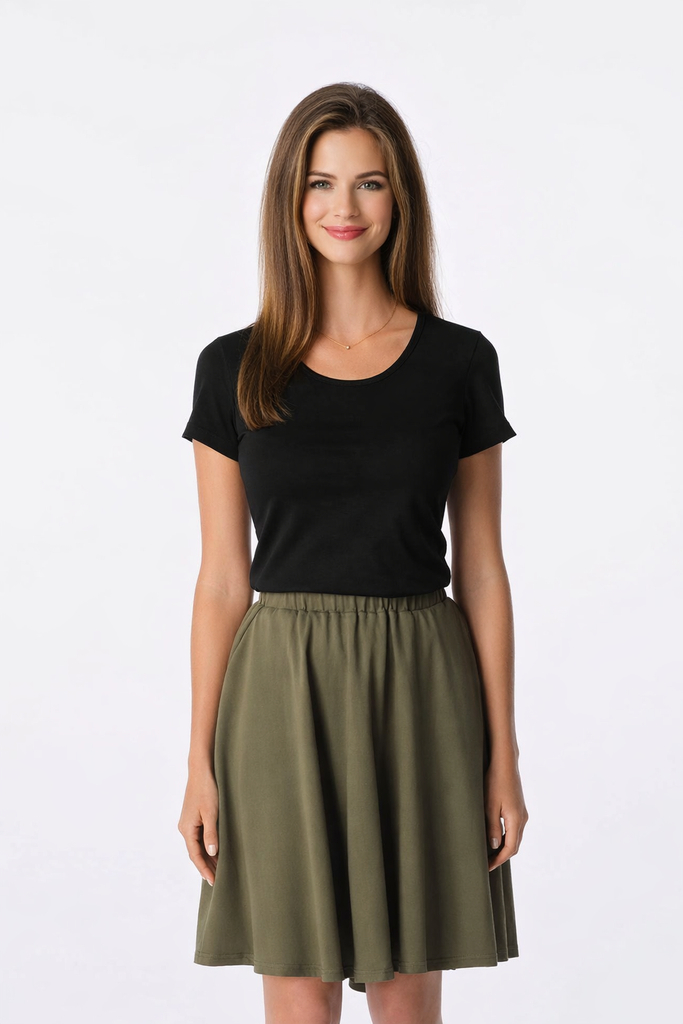 Schweißresistentes Damen Baumwollshirt CityZen® - Klassischer Schnitt