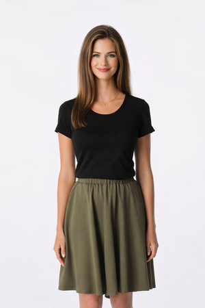 Schweißresistentes Damen Baumwollshirt CityZen® - Klassischer Schnitt