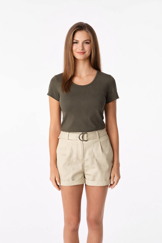 Schweißresistentes Damen Baumwollshirt CityZen® - Klassischer Schnitt