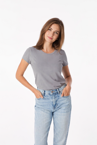 Schweißresistentes Damen Baumwollshirt CityZen® - Klassischer Schnitt