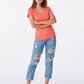 Schweißresistentes Damen Baumwollshirt CityZen® - Klassischer Schnitt