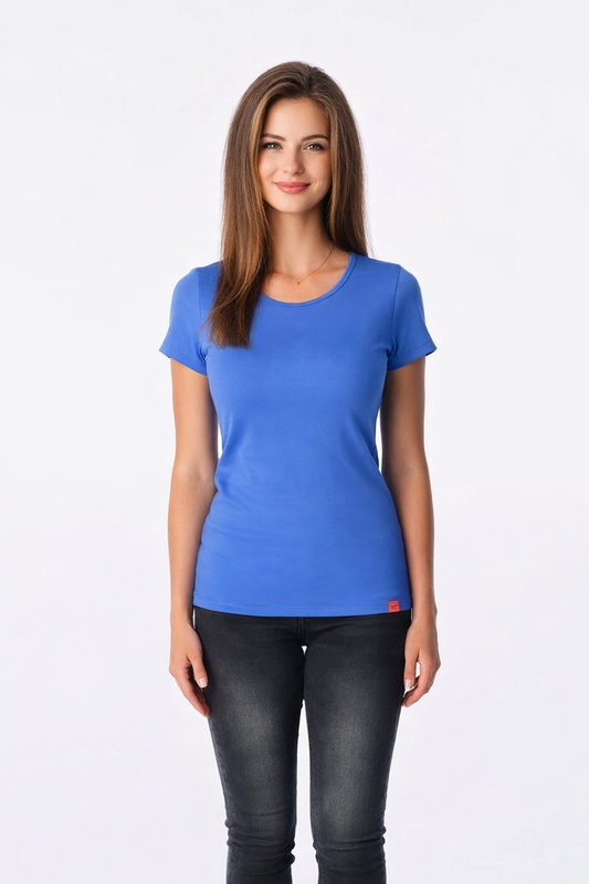 Schweißresistentes Damen Baumwollshirt CityZen® - Klassischer Schnitt