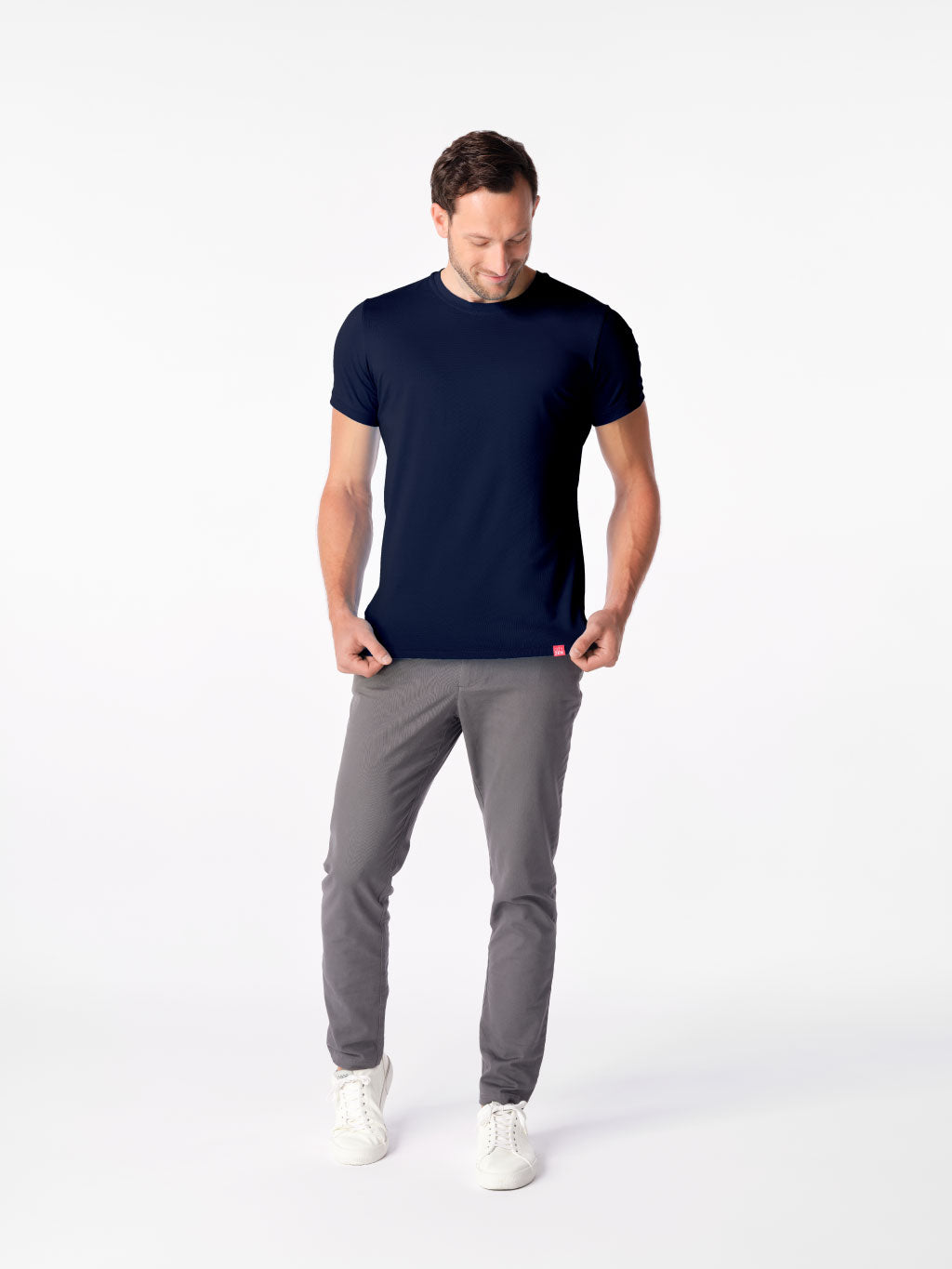 Antischweiß Herren Slim-Fit Shirt CityZen® - Rundhals