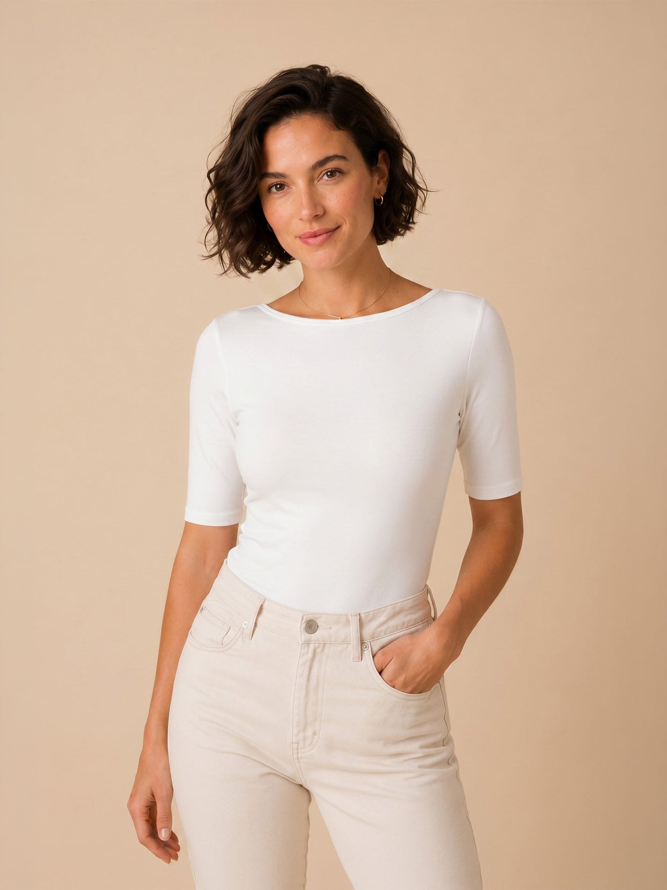 CityZen® Damen antischweiß T-Shirt ENNIS mit freiem Rücken