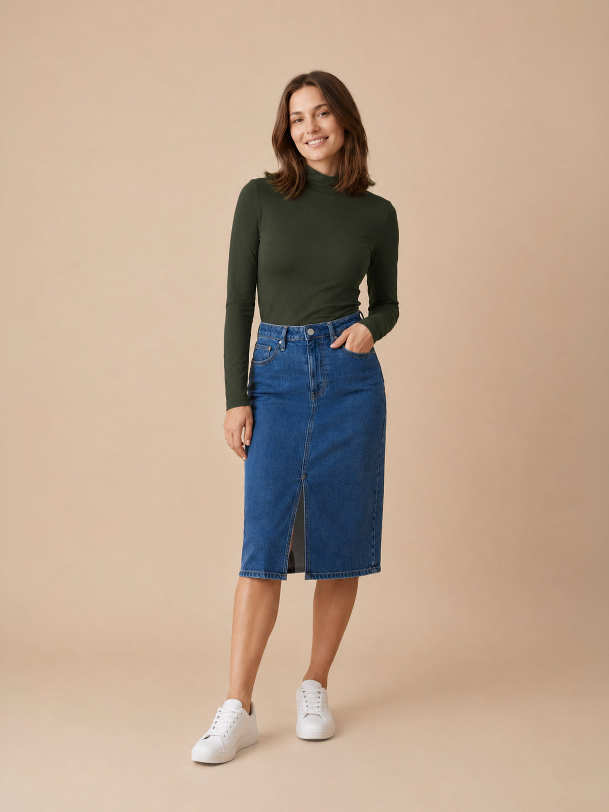 CityZen®  Damen Langarmshirt GERA mit Kragen