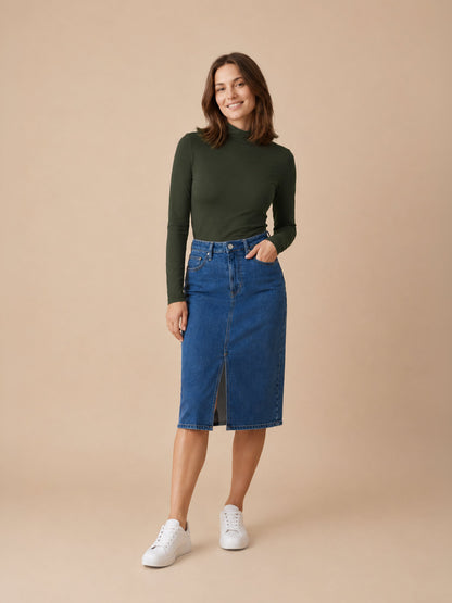 CityZen®  Damen Langarmshirt GERA mit Kragen