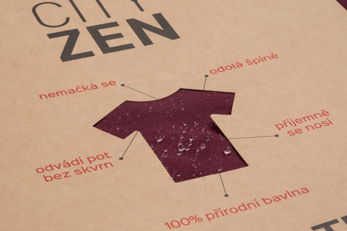 Schweißresistentes Damen Baumwollshirt CityZen® - Klassischer Schnitt