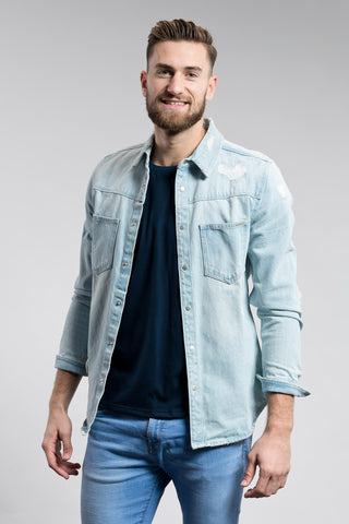 Antischweiß Herren Baumwollshirt CityZen® - Rundhals