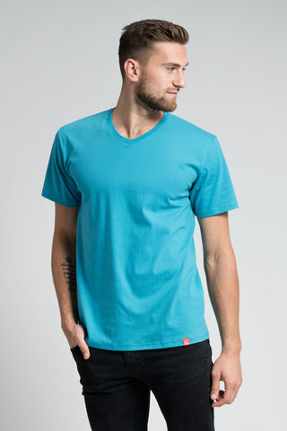 Antischweiß Herren Baumwollshirt CityZen® - V-Ausschnitt