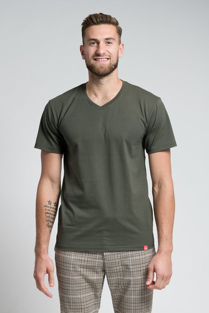 Antischweiß Herren Baumwollshirt CityZen® - V-Ausschnitt BONDY