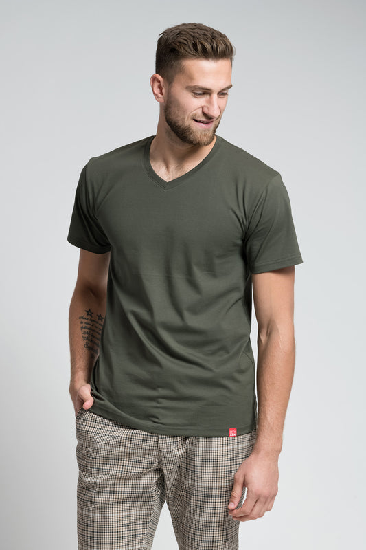 Antischweiß Herren Baumwollshirt CityZen® - V-Ausschnitt BONDY